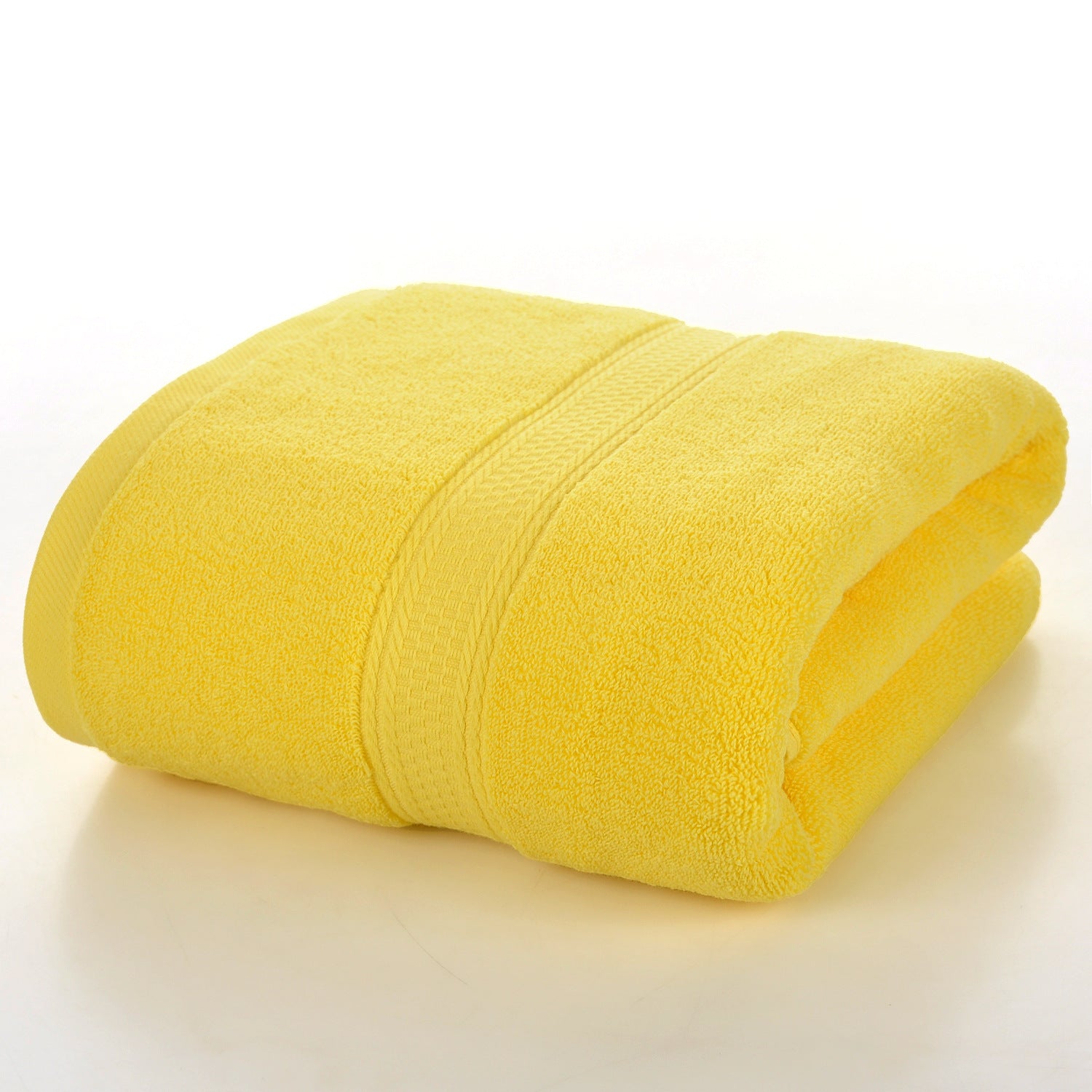 Plain Pure Cotton Bath Towel Household