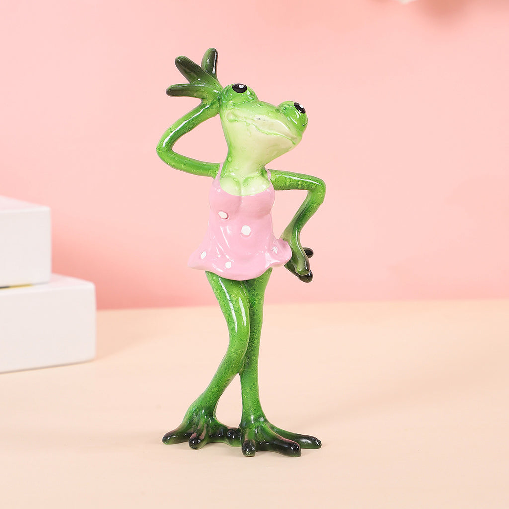 Funny Frog Confession Resin Decorations