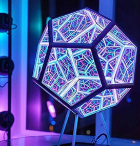 Dodecahedron Color Art Lamp Decorative Lights Colorful Housewarming Gift Durable Home Decoration Novelty Lamp