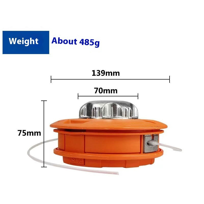 Weeding Wheel Aluminum Cover European Code Lawn Mower Accessories