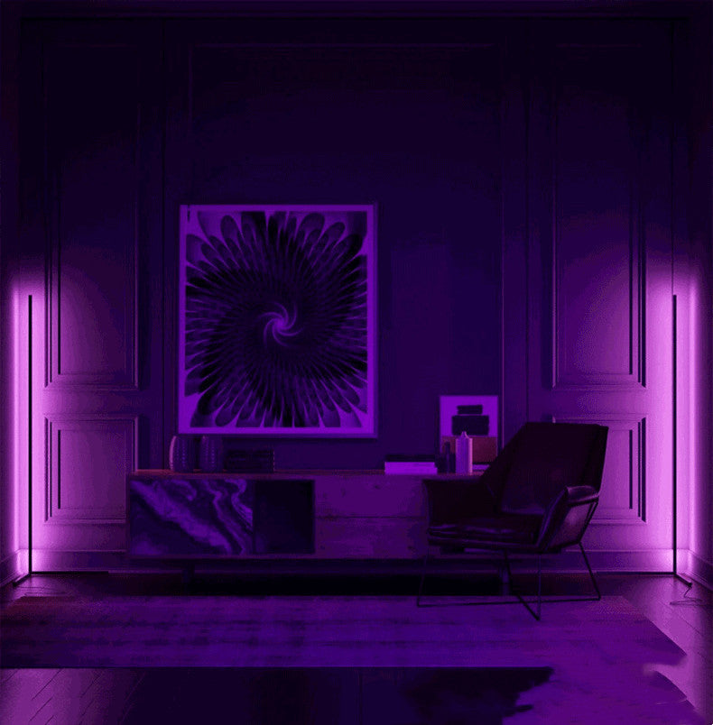 Nordic RGB Corner Floor Lamp Modern Simple