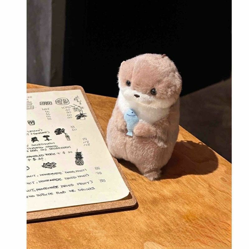 Cute Little Otter Stuffed Fish Doll