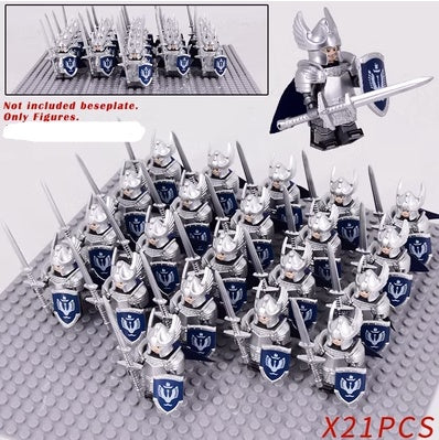 Soldiers Put Together Regimental Battle Blocks