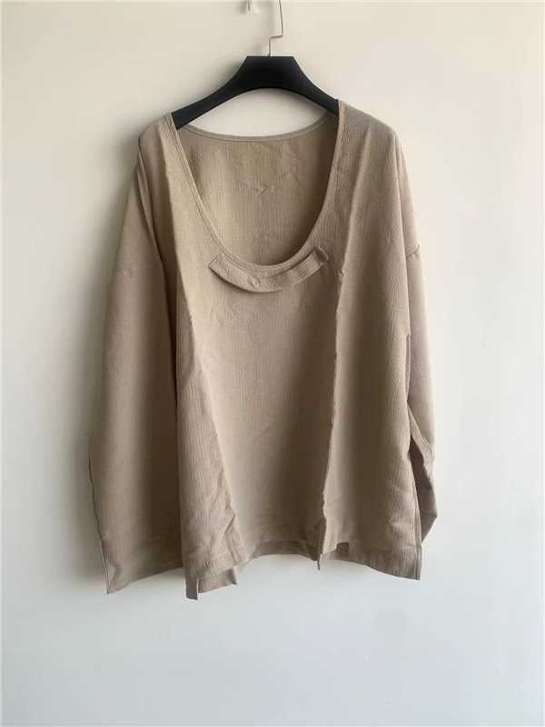Casual Cool Long Sleeve Solid Color T-shirt