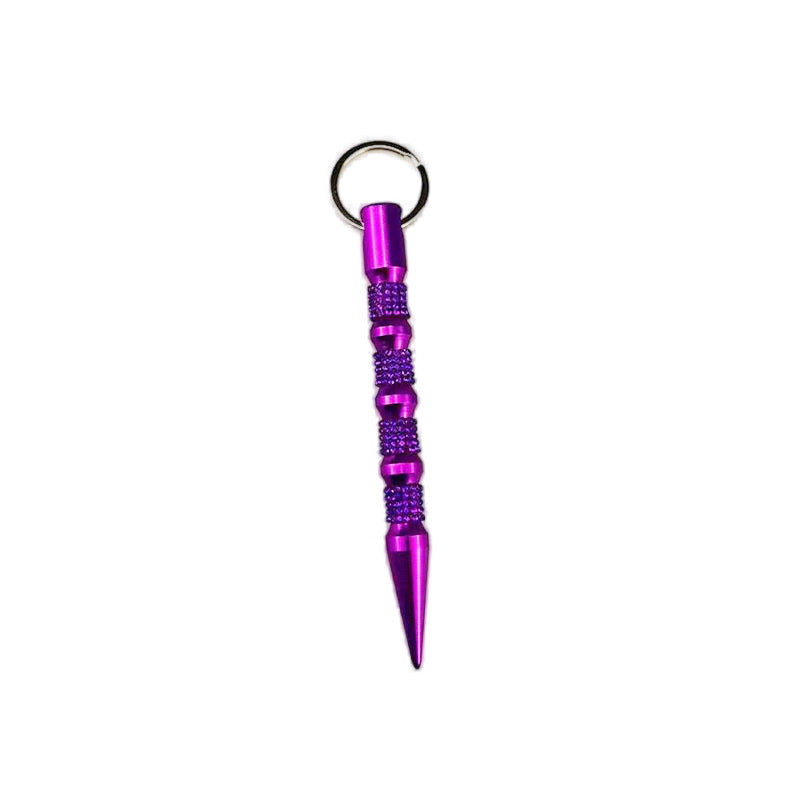 Metal Portable Self-defense Stick Keychain Pendant