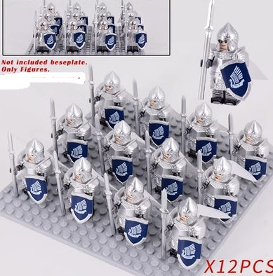 Soldiers Put Together Regimental Battle Blocks