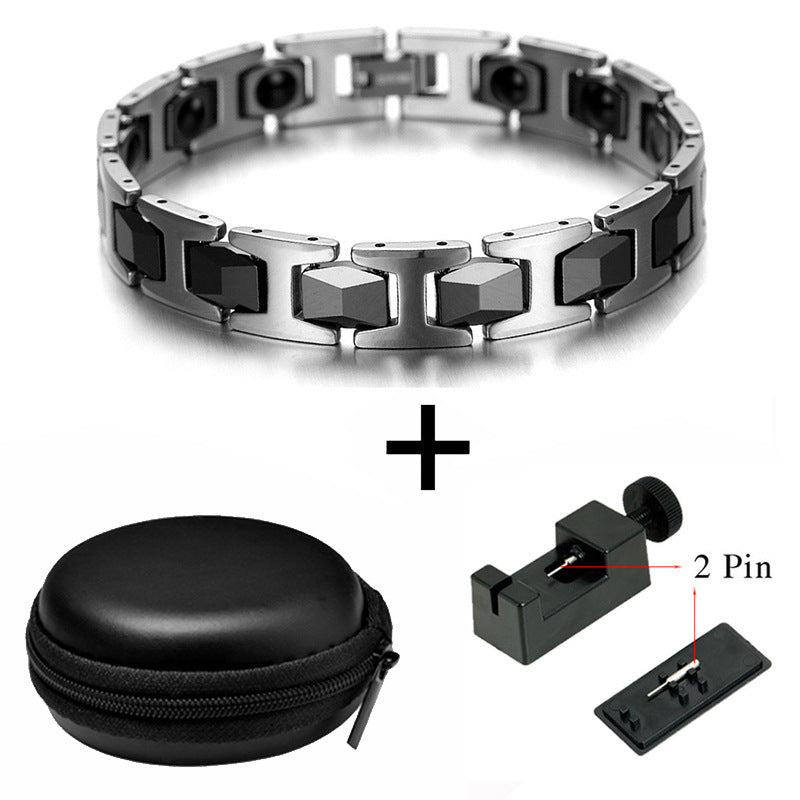 Fashion Fashionmonger Tungsten Steel Men's Bracelet Popular Ornament Bracelet