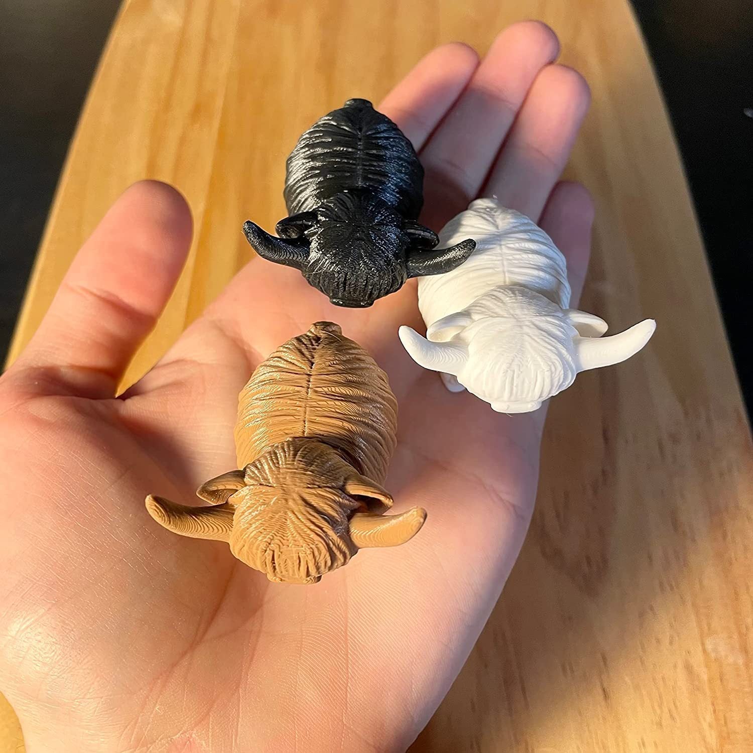 Creative Home Animal Highland Cow Ornaments Decorations