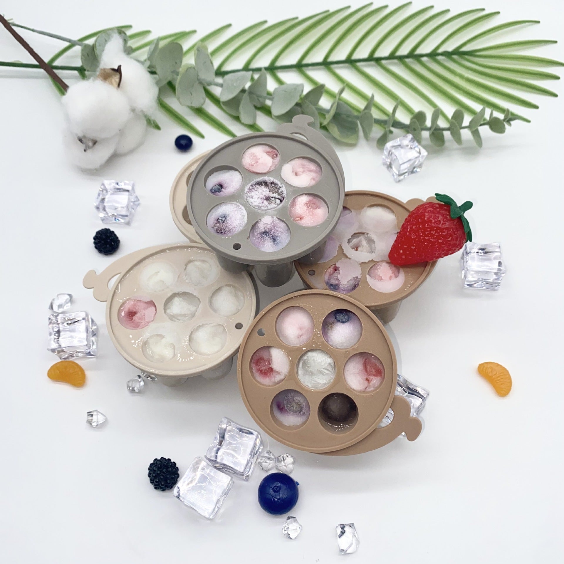 Baby Fruit And Vegetable Music Food Grade Full Silicone Fruit Happy Bite