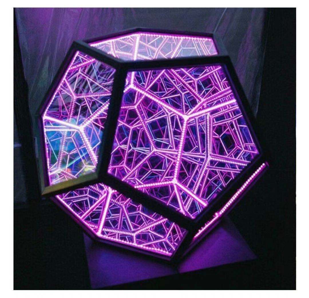 Dodecahedron Color Art Lamp Decorative Lights Colorful Housewarming Gift Durable Home Decoration Novelty Lamp