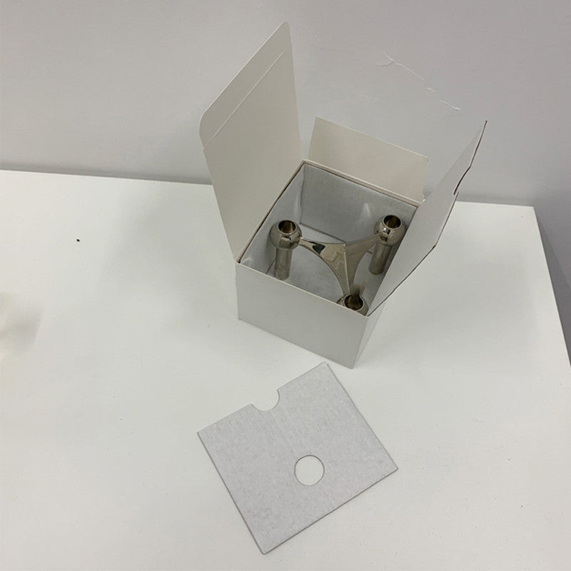 Molecular Net Red Minimalist Indifferent Candle Holder