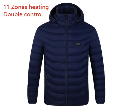 Winter Smart Heating Cotton USB Charging Heating Cotton Men's Jacket
