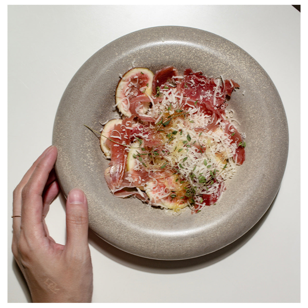 Nordic Kiln Baked Thick Bread Plate Deep Plates Restaurant Retro Cold Dish Bowl