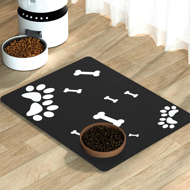 Pet Diatom Ooze Floor Mat Dogs And Cats Eating Mat Spill-proof Waterproof Quick-drying Placemat
