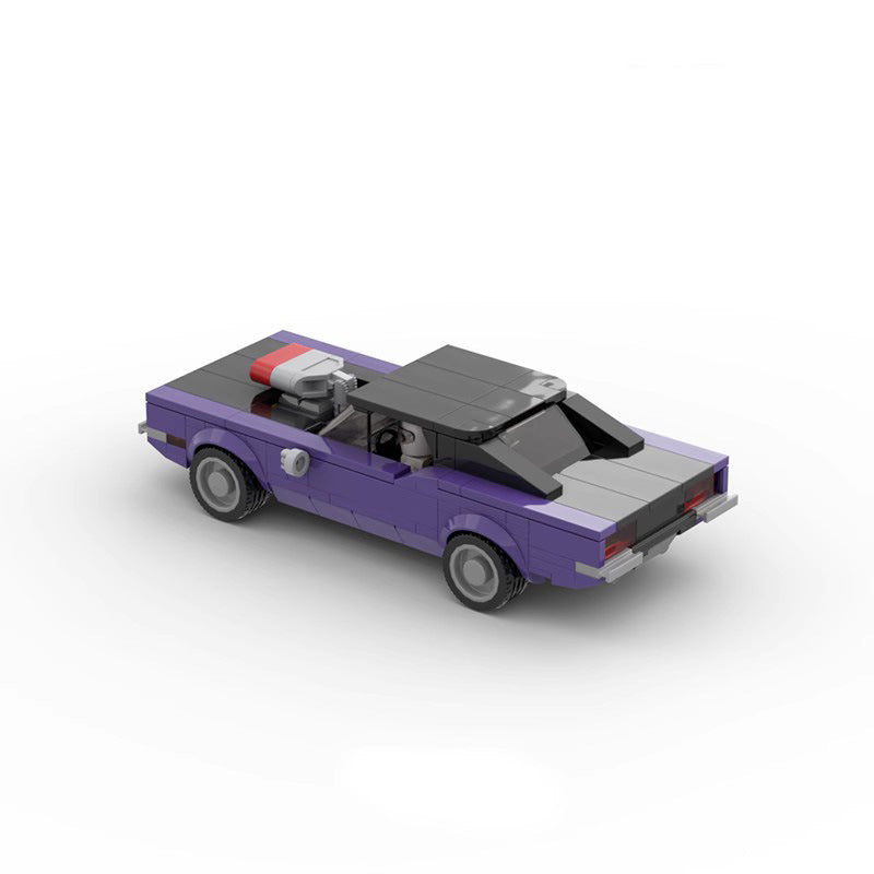 Building Blocks Assembling Building Blocks Creative Speed 8 Grid Car Series 1970 Dodge