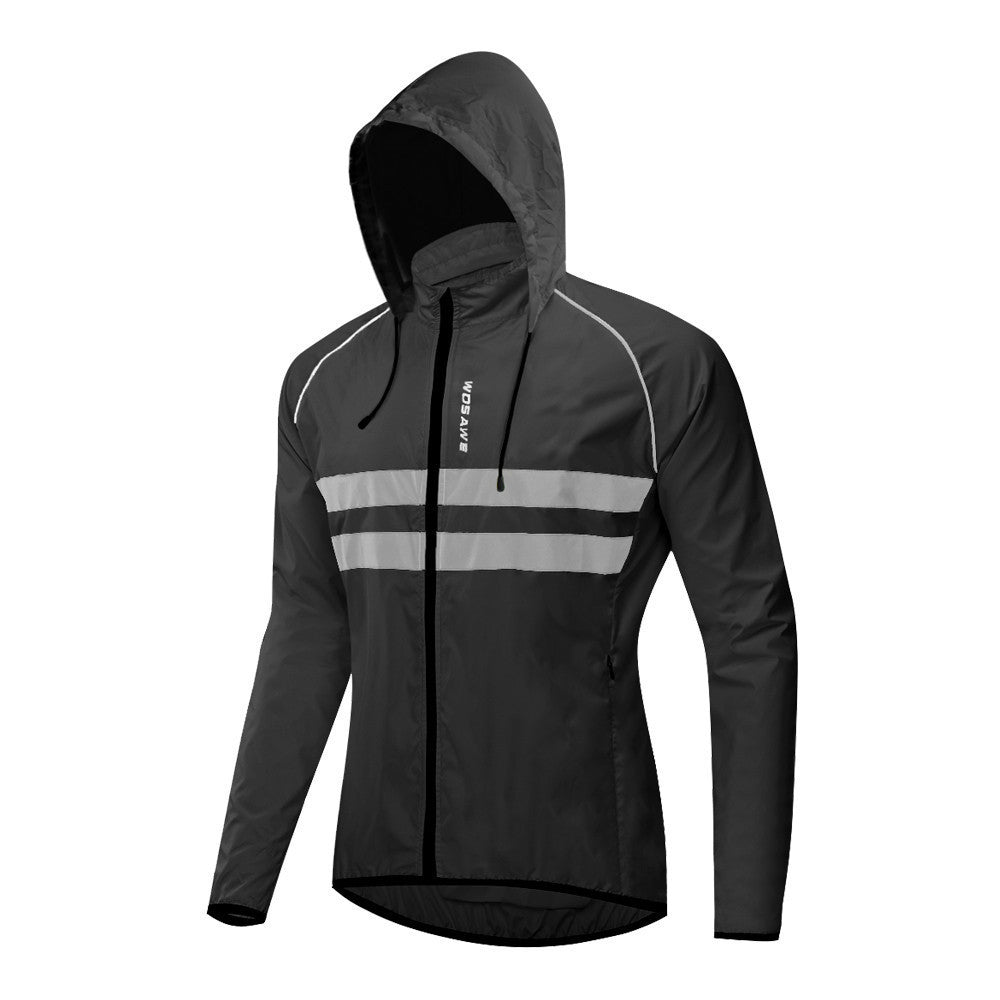 Hooded Quick-drying Windbreaker For Mountain Road Kilometer Cycling