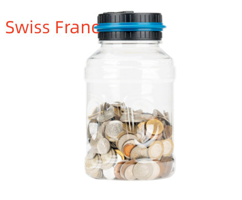 Pounds Full Of Coin Bank Count Savings