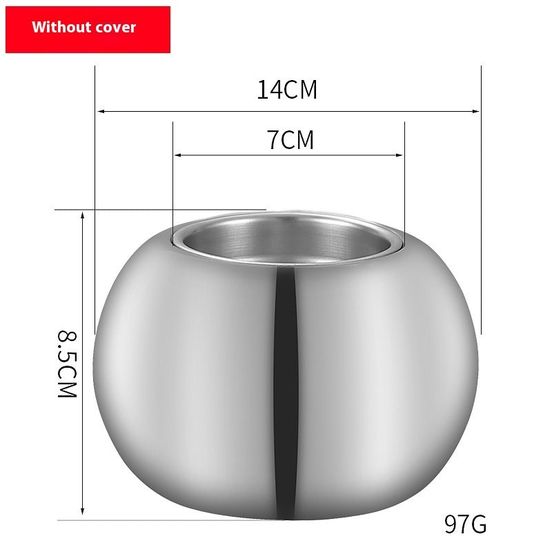 Household Prevent Fly Ash Large Capacity 14CM Ashtray