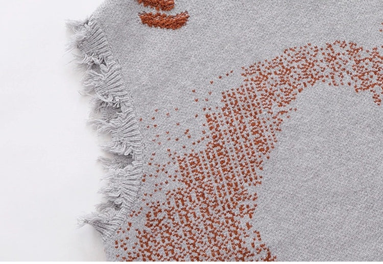 High Street Dark Creative Sweater Vest Men