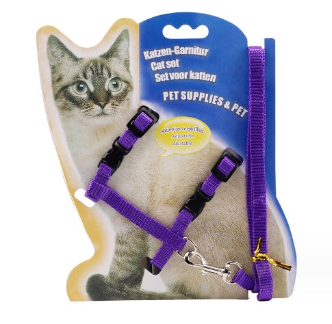 Cat Leash Multi-color Selection Of Pet Supplies