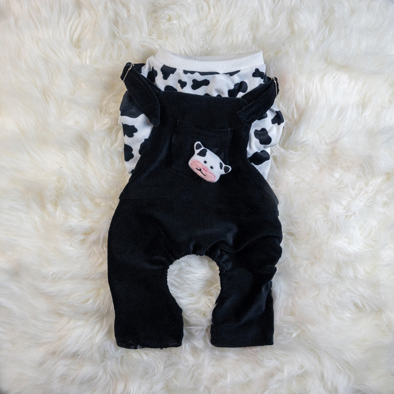 Two Piece Dog Clothes Warm Autumn And Winter Clothes