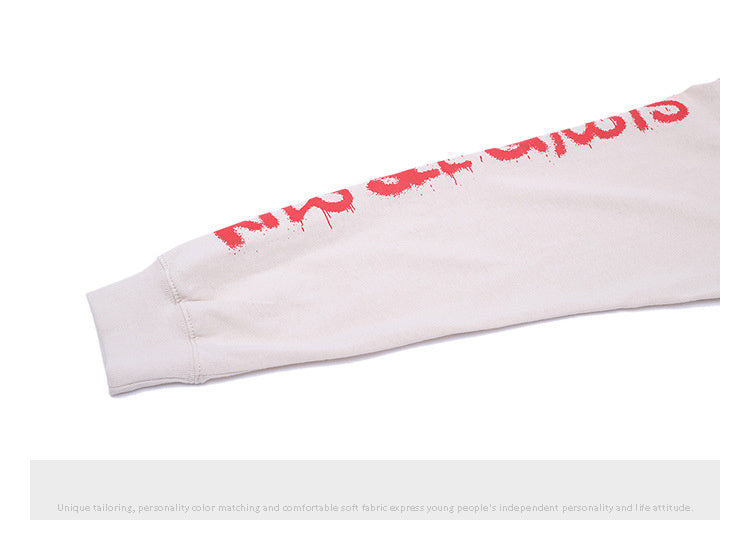 Mannen Vrouwen Hip Hop T-shirt Mode Kanye Kinderen Zien Spoken Casual Harajuku Pullover Streetwear Katoenen T-shirt Met Lange Mouwen Top tees