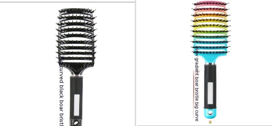 Big Curved Comb Bristle Massage Comb Eight Claws