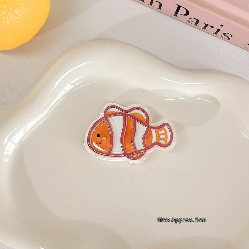 Cute Cartoon Ocean Series Barrettes Girly Heart