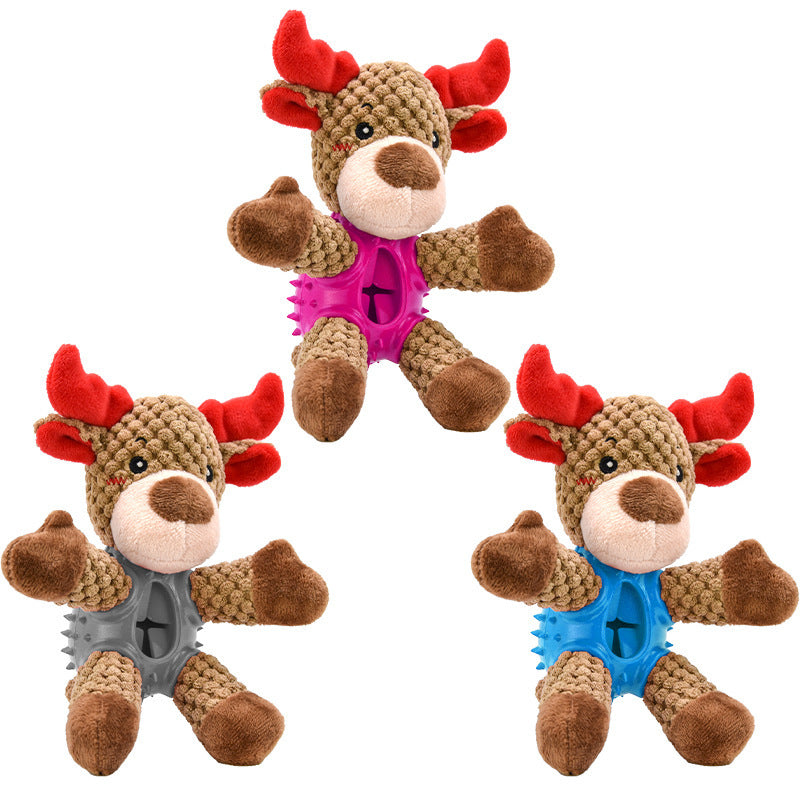 Christmas Fashion Simple Elk Dog Toy