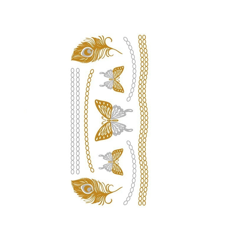 Gliding Tattoo Sticker Water Transfer Waterproof Tattoo Sticker