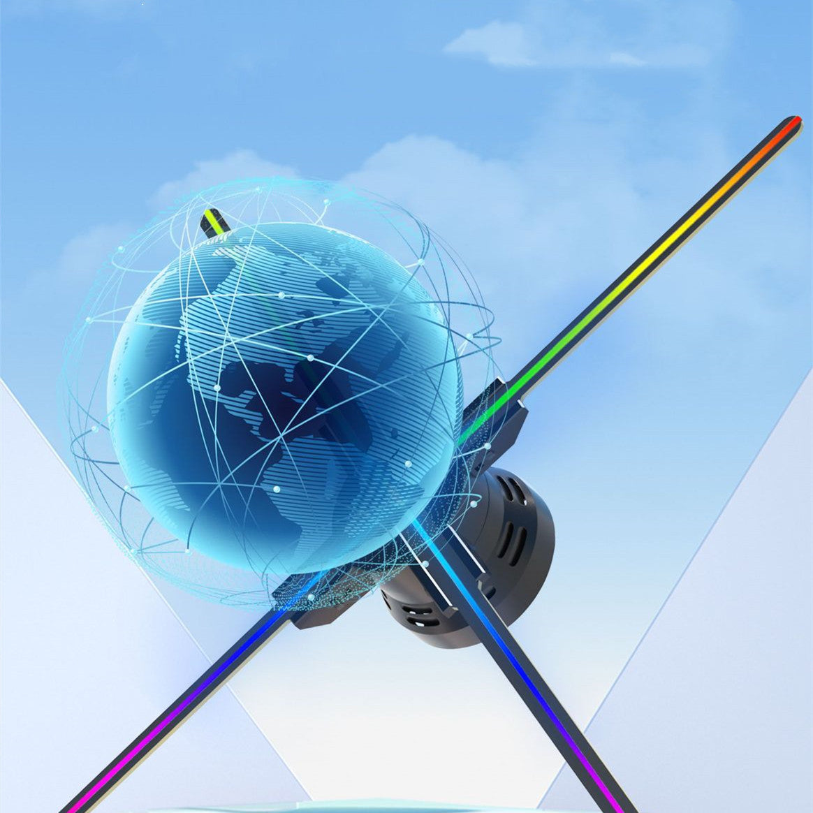 3D Holographic Projector for Advertising - Wifi Control, 60cm