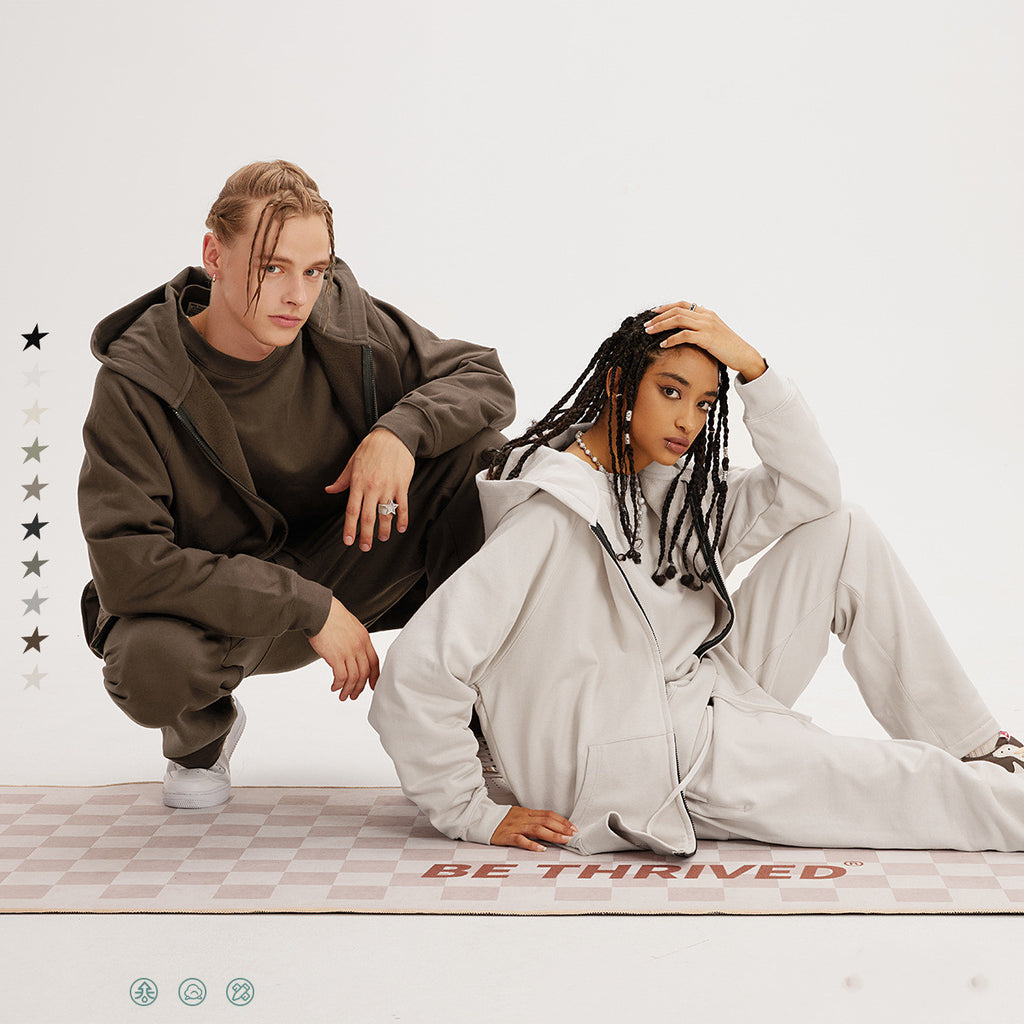 Men's Cardigan American Loose Lovers Zipper Sweater