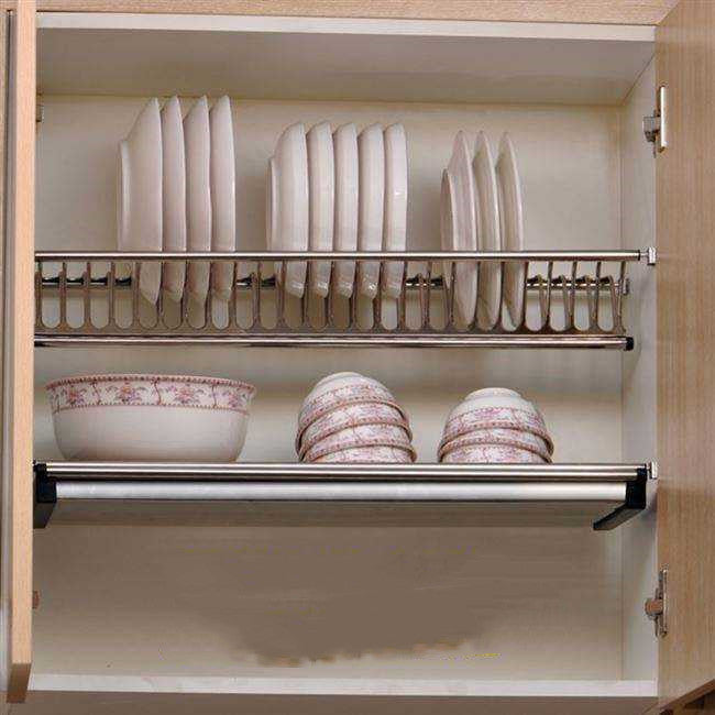 Built In Stainless Steel Cutlery Rack Of Cabinet