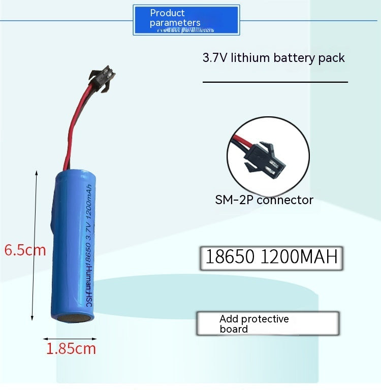 Electric Toy 14500 Lithium Battery 3.7V 18650 7.4V