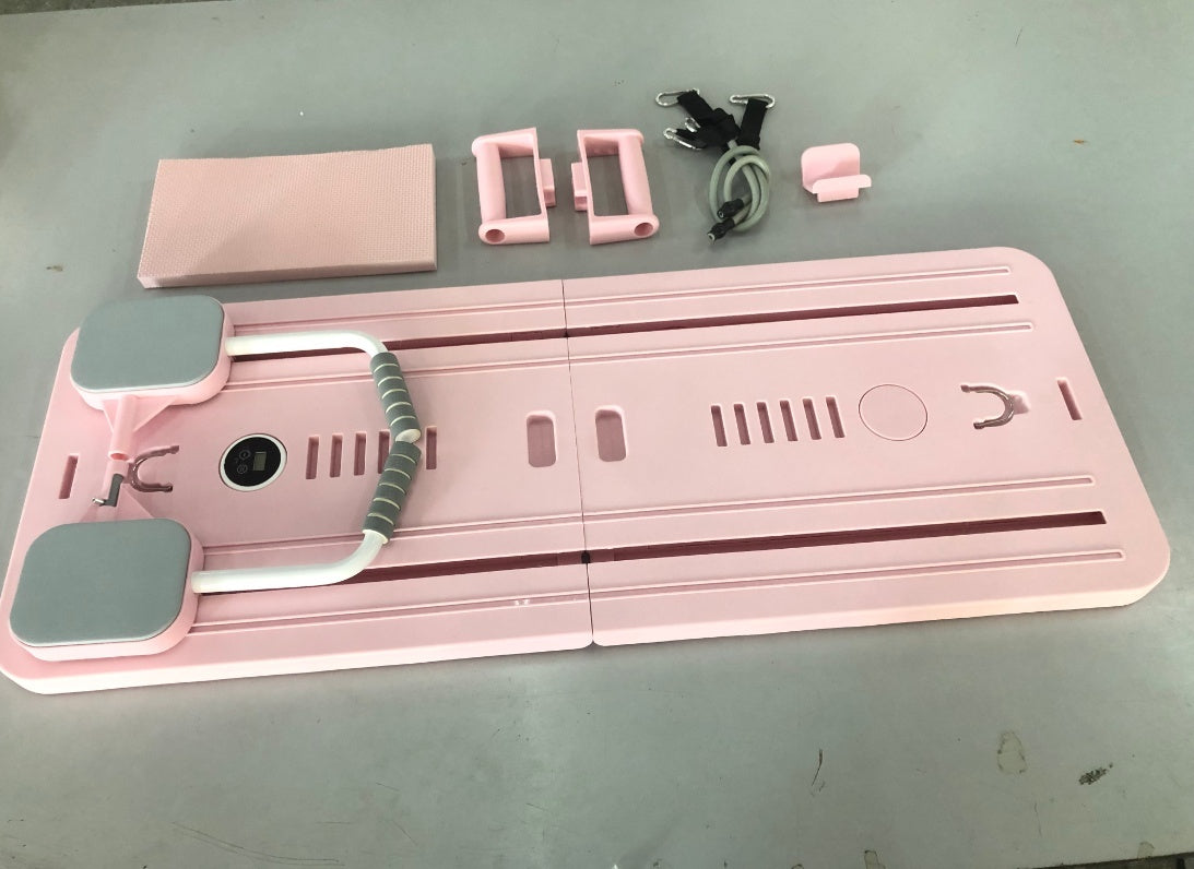 Multifunctional Fitness Board Flat Support Chest And Abdominal Muscle Equipment Household Abdominal Wheel