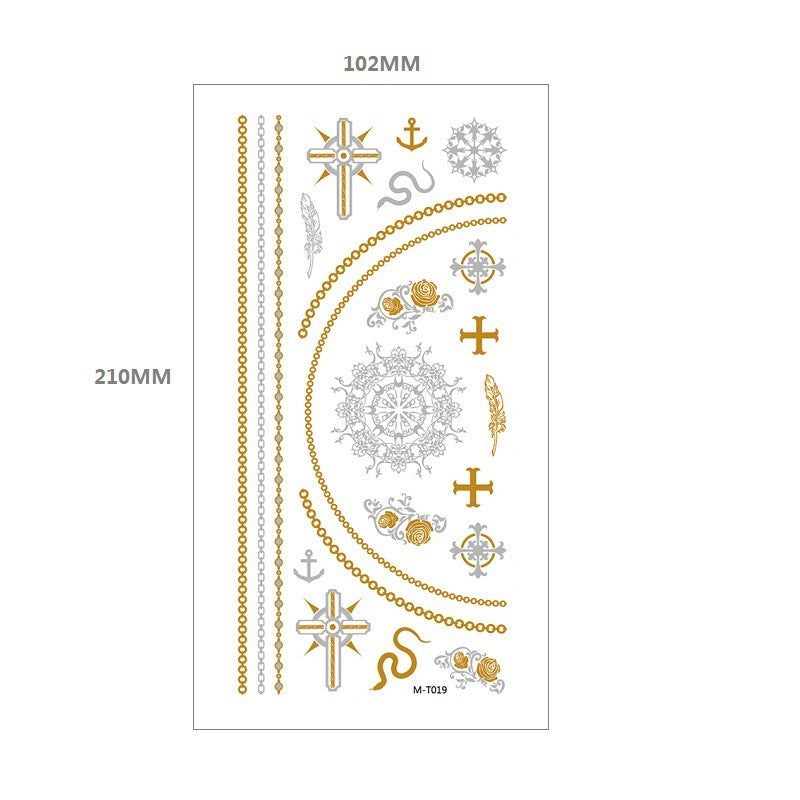 Gliding Tattoo Sticker Water Transfer Waterproof Tattoo Sticker