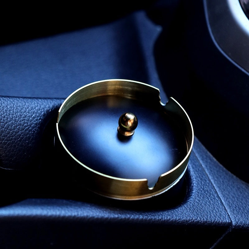 Stainless Steel Ashtray With Lid Household