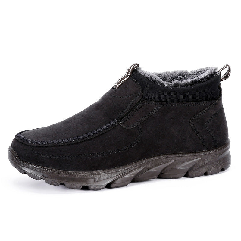 Beijing Cloth Shoes Men's Cotton Shoes Middle-aged And Elderly Thickened Warmth