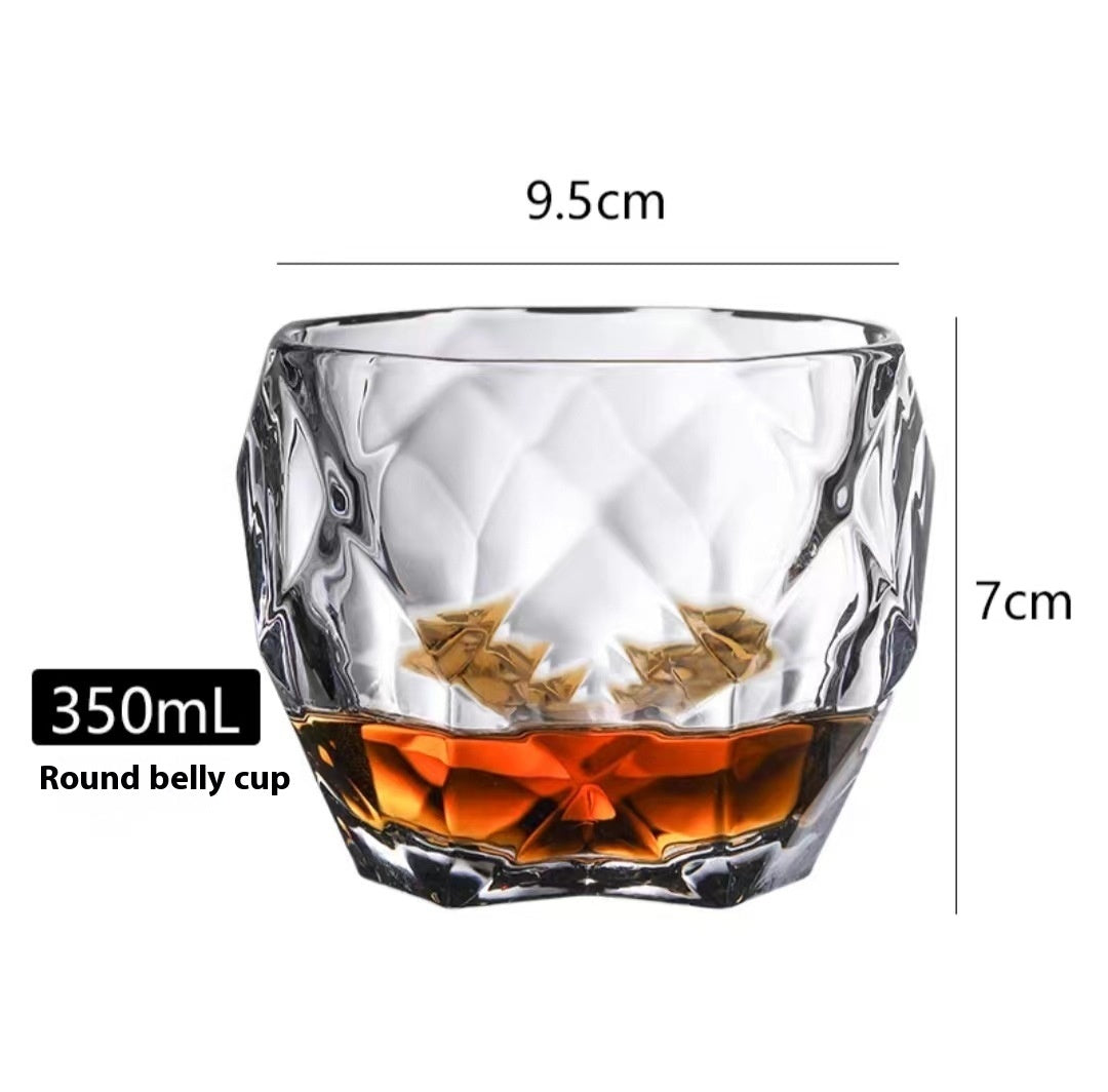 Whiskey Pure Drink Internet Celebrity Beer Brandy Glass Household High-end Classical Foreign Wine Bar Cup