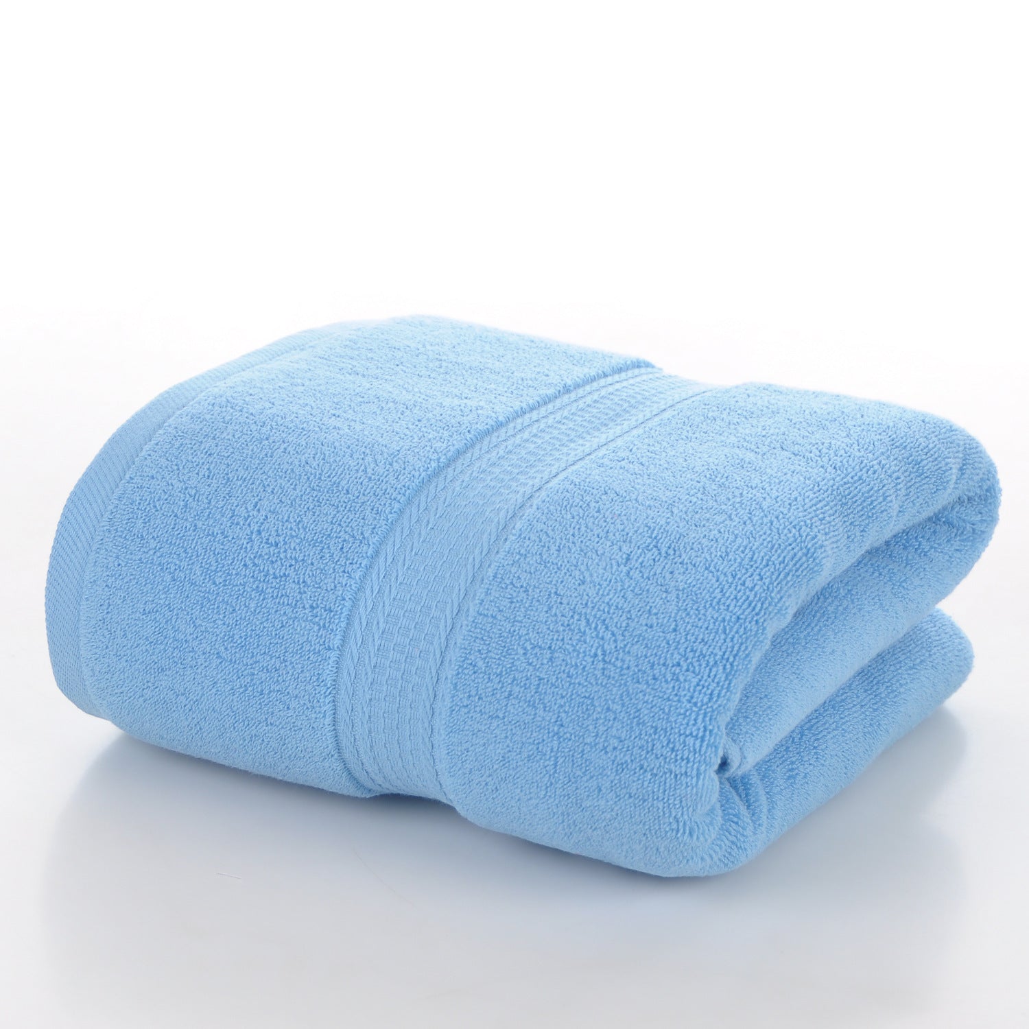 Plain Pure Cotton Bath Towel Household