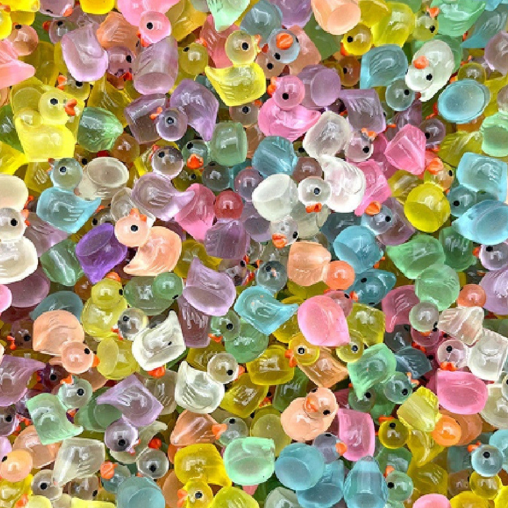 Convenience Store Box Simulation Little Duck Decoration Diy Cream Glue Accessories