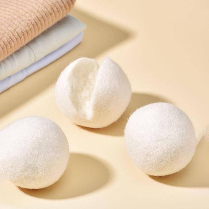 Laundry Dryer Balls, Reusable Laundry Balls, Washing Machine Laundry Balls, Fabric Softener Balls, Laundry Dryer Balls, Anti-tangle Laundry Balls, Wrinkle Reduction, Cleaning Supplies, Househo