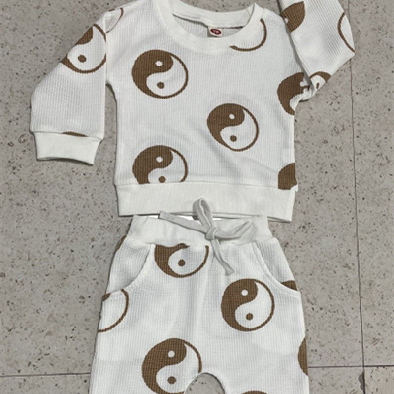 Children's Long Sleeve Sweatshirt And Pants Set