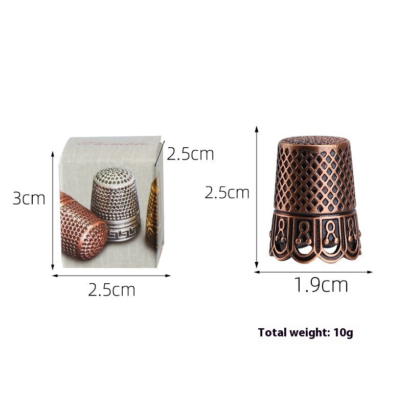 Retro Diamonds Thimble Awl Syringe