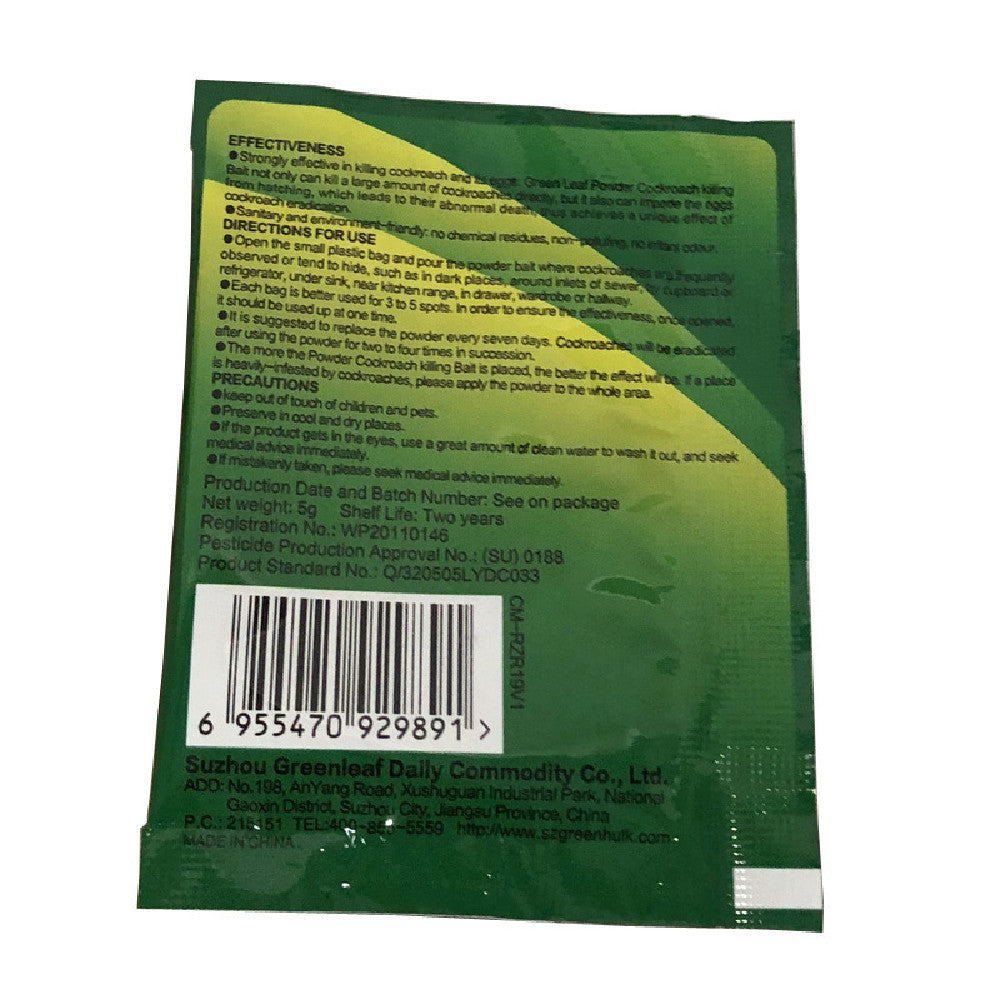 Cockroach Powder Bait Removal Agent