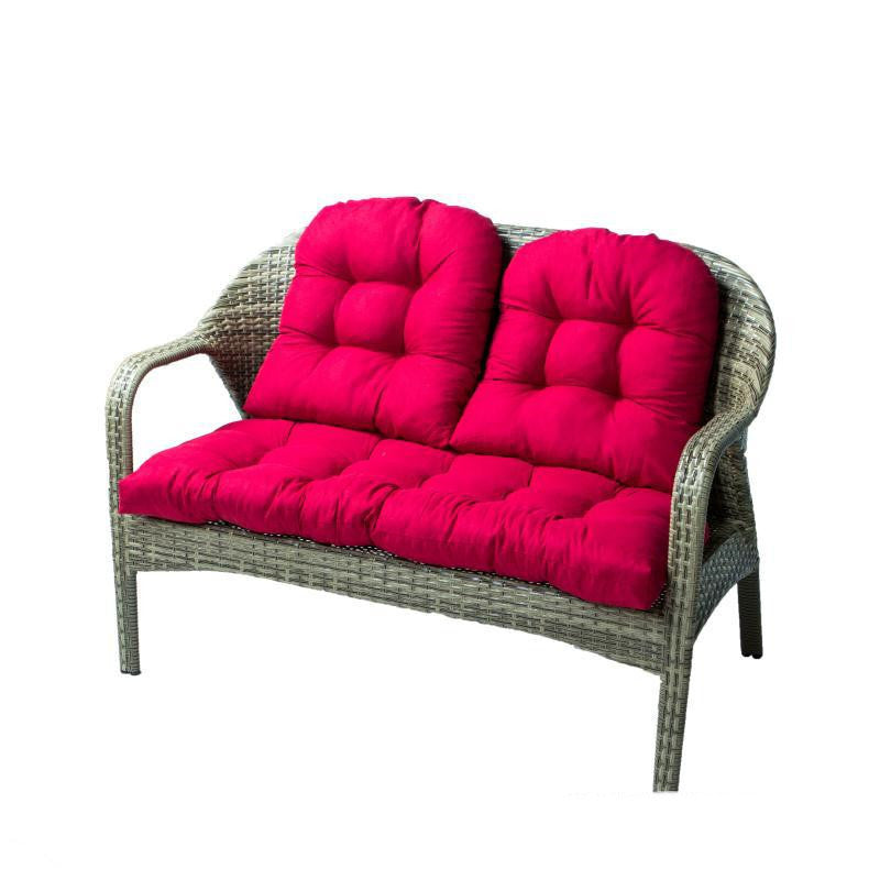 Household Fashion Personality Rattan Chair Cushion Three-piece Set