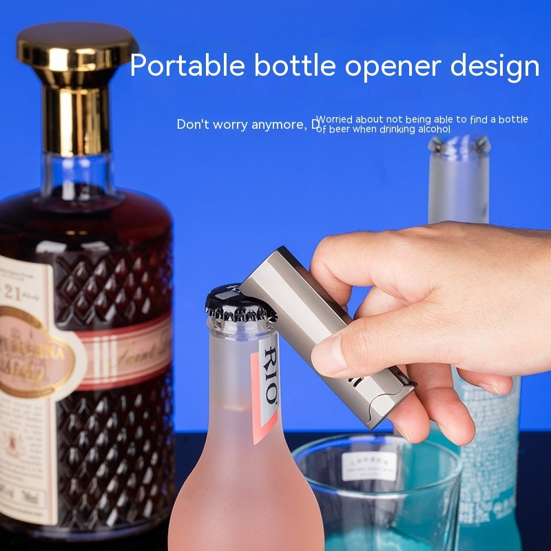 Multifunctional Bottle Opener Windproof Torch Lighter