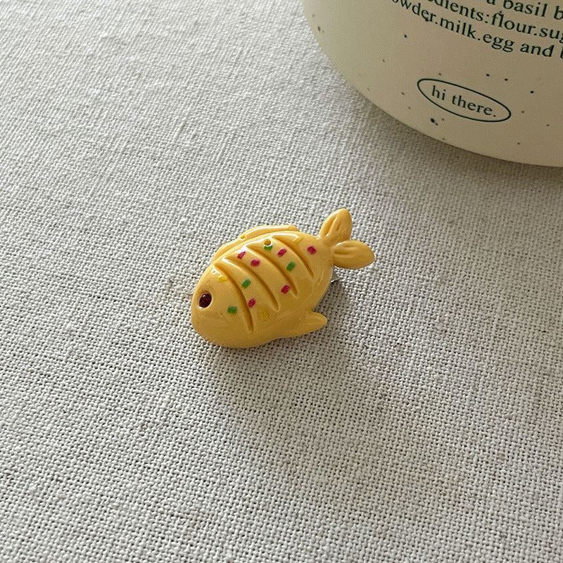 Creative Food Barrettes Seafood Funny