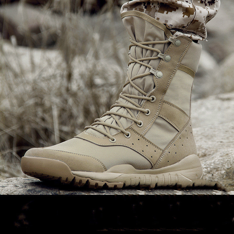 Ultralight and breathable combat boots