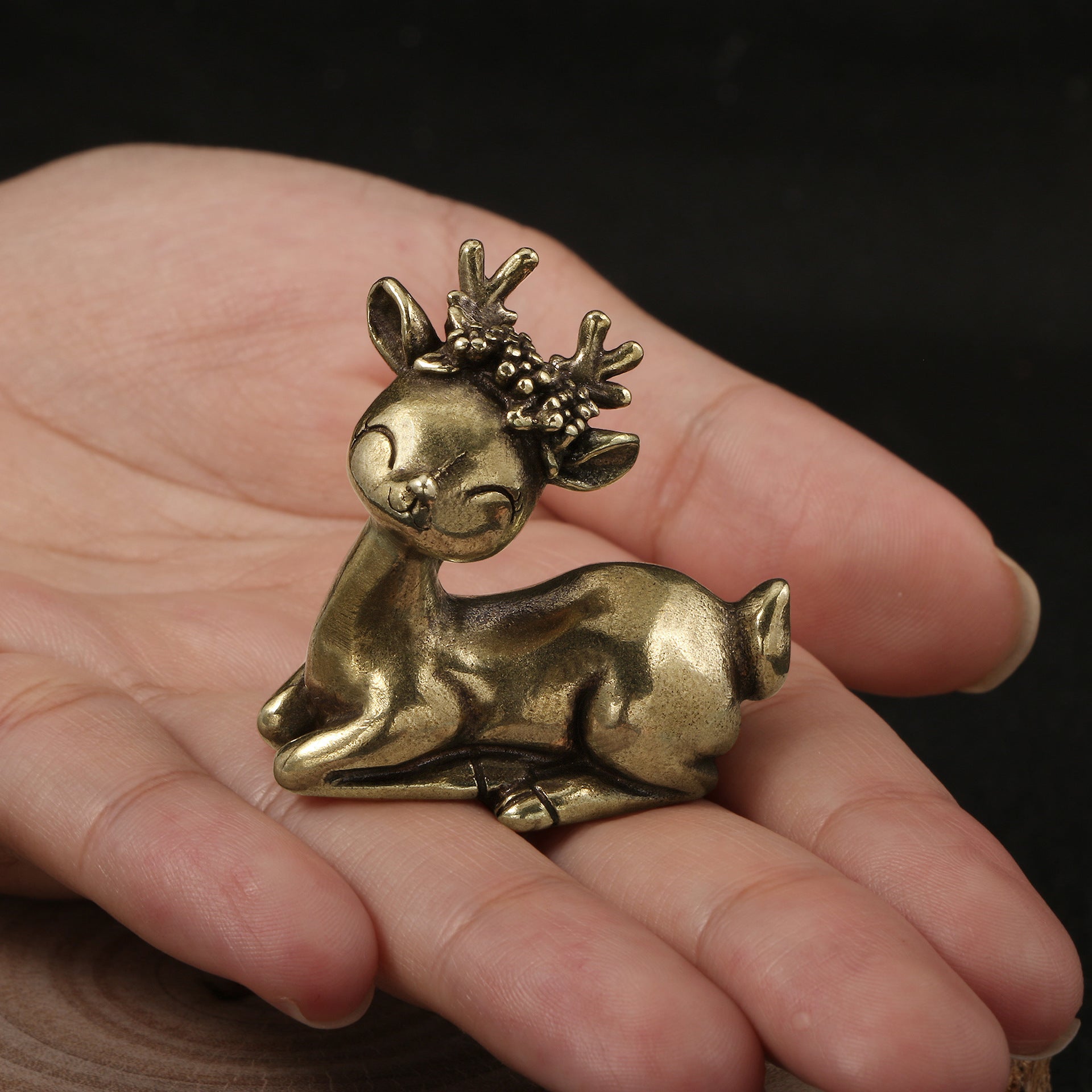 Christmas Sled Creative Antique Reproduction Distressed Ornaments Brass Crafts